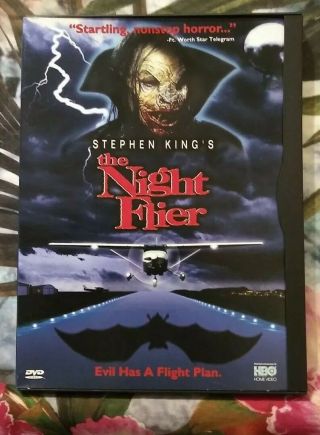 The Night Flier Dvd Rare Oop Stephen King Region 1 Snapcase Hbo 1997 Disc