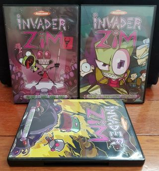 Invader Zim - Dvd Series Volume 1,  2 (5,  1 Disc Set) Rare Special Feature Disc