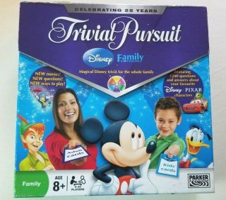 Disney Trivial Pursuit 2008 Celebrating 25 Years Edition Euc Rare