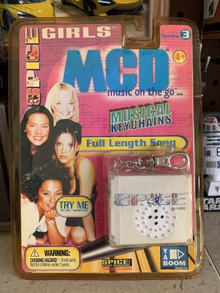 Spice Girls Mcd Music Rare Musical Keychain Wannabe Mip 1999