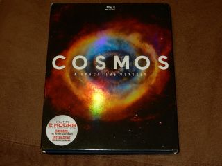 Cosmos A Spacetime Odyssey W/rare Slipcover Blu - Ray 4 - Disc Box Set Region A