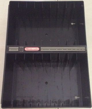 Rare Nintendo Snes 18 Cartridge Storage Game Holder Als 1993