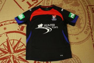 Newcastle Knights England Rare Nrl Rugby Shirt Jersey Trikot Isc Size L