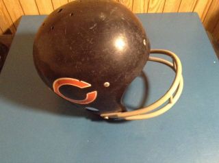 Rare Vintage Rawlings Air - Flo Chicago Bears Hnfl Helmet Size Large