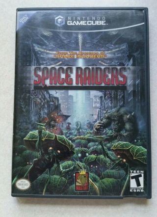 Space Raiders (nintendo Gamecube,  2004) - Complete Cib Rare Sci - Fi Oop