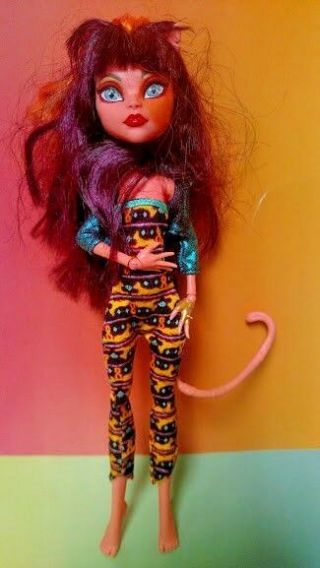 Monster High Doll Toralei Cat Cleo Cleolei Freaky Fusion Doll Figure Mh Rare