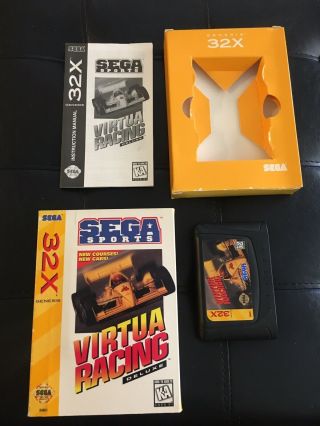 Virtua Racing Sega 32x Rare Vintage Video Game Sega Genesis 32x Complete 1994