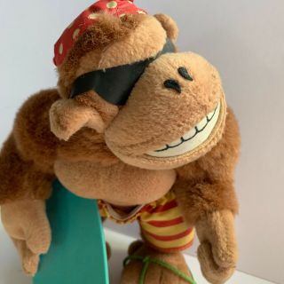 Japanese Banpresto Rare Nintendo Funky Kong Plush Toy Donkey Kong Plushie