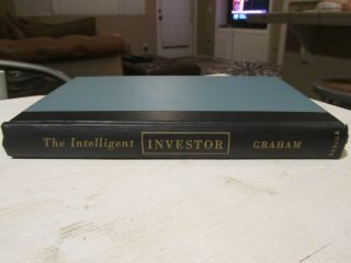 " The Intelligent Investor " Book Graham Benjamin C1954 Rare Stock Market