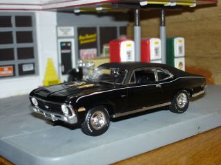 1970 Chevrolet Nova Ss,  1:43 Rare Triple Black Version