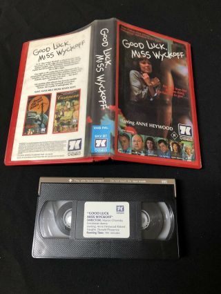 Rare Deleted 1980’s Good Luck Mrs Wyckoff (seven Keys) Clamshell Vhs Video (r)
