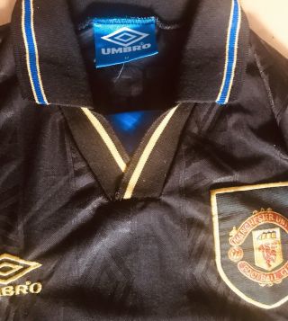 MANCHESTER UNITED AWAY SHIRT 1993/1995 M GIGGS 11 JERSEY CLASSIC RARE 4