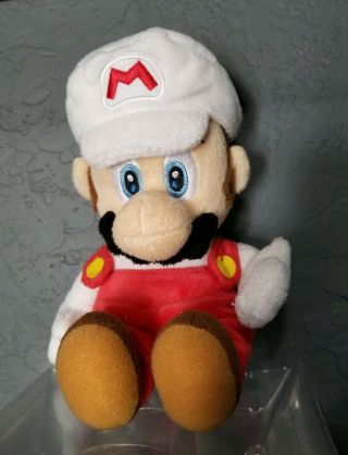 2008 Mario Galaxy Fire Mario Plush Nintendo Vintage Rare Doll Toy Figure