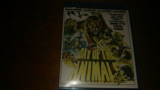 Day Of The Animals Blu - Ray Out Of Print Rare / Leslie Nielsen,  Etc.  - 1977