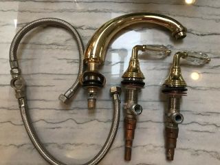 Rare Jado Roman Tub Faucet And Valves In Brass