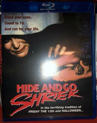 Hide And Go Shriek Blu - Ray Slasher Horror Oop Rare
