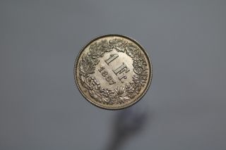 Switzerland 1 Franc 1887 Rare A77 K4940
