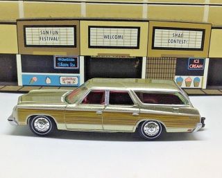 1973 Chevy Chevrolet Caprice Station Wagon W/hitch Car Diorama Rare 1/64