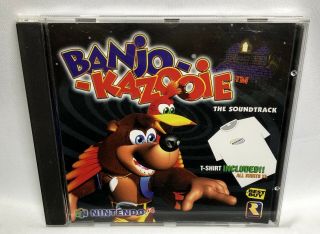 Banjo - Kazooie The Soundtrack Cd 1998 Rare Nintendo N64 Grant Kirkhope (no Shirt)
