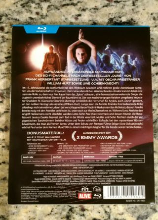DUNE The Complete Mini - Series [Blu - ray] (2000) Region,  Rare German Release 2