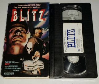 Blitz (killing Cars) Vhs Rare 1992 Falcon Home Video Jürgen Prochnow English Dub