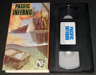 Pacific Inferno Vhs Bingo Video Rare Oop Jim Brown Richard Jaeckel Wwii Action