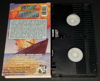 Pacific Inferno VHS Bingo Video RARE OOP Jim Brown Richard Jaeckel WWII Action 2
