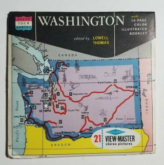 Very Rare View - Master Washington State Tour Series A270 3 Reel Set,  Booklet