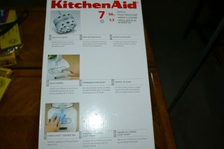 Rarely KitchenAid 7 cup food processor - white - KFP715. 6