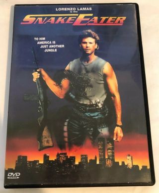 Snake Eater Dvd Rare Oop Lorenzo Lamas Action Region 1 Larry Csonka Josie Bell