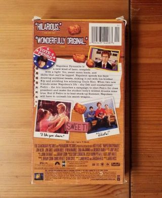 Napoleon Dynamite (VHS,  2004) Rare and HTF Cult Comedy 2
