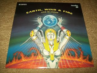 Earth,  Wind & Fire: Live In Japan Laserdisc Ld Very Rare And