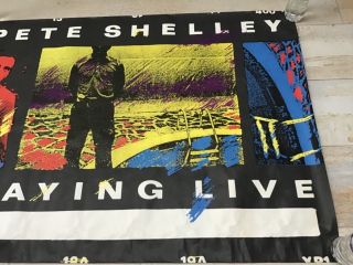 BUZZCOCKS - PETE SHELLEY - PLAYING LIVE RARE OFFICIAL POSTER 40”x 30” 1m x 75cm 3