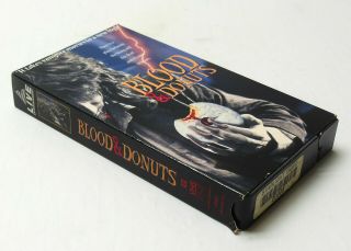 BLOOD & DONUTS 1996 VHS RARE OOP LIVE ENT.  VAMPIRE HORROR FAST SHIP 3