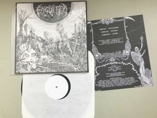 Engulfed – Through The Eternal Damnation 12 " Ep Test Pressing Signed Rare