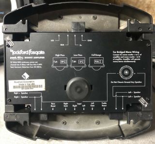 Refurb Old School Rockford Fosgate Punch 40x2 2 Channel Amplifier,  RARE,  USA,  2 4