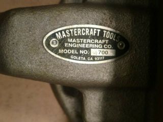 Mastercraft cross slide 700 milling vise made in USA Quality.  RARE 7