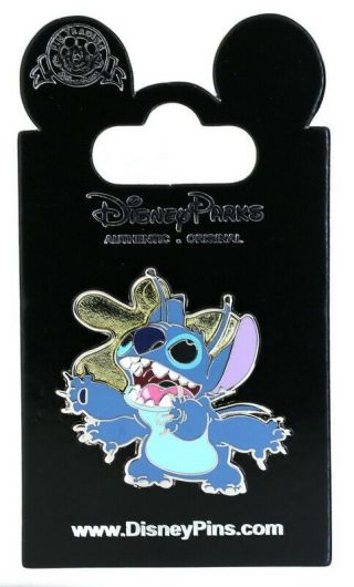 2009 Disney Stitch With 4 Arms Pin With Packing Rare