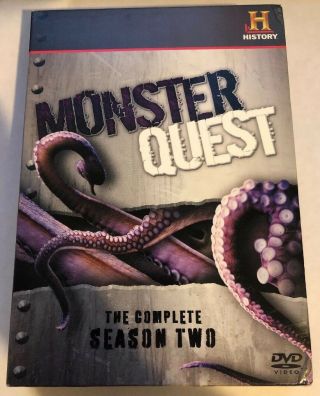 Monsterquest: Season 2 Rare Oop 5 Disc Set Vg Shape History Channel