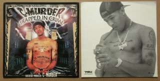 C Murder Rare 2000 Set Of 2 Double Sided Promo Poster Flat For Trapped Cd Usa