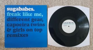 Sugababes – Freak Like Me – Remixes - Uk 12 " Vinyl – Rare Promo Record Numan