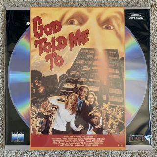 God Told Me To Laserdisc - Rare Horror