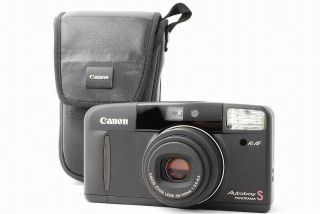 Rare Black 【mint In Case】canon Autoboy S Panorama 35mm Af Zoom Film Camera Japan