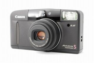 Rare Black 【MINT in CASE】Canon Autoboy S Panorama 35mm AF Zoom Film Camera Japan 2