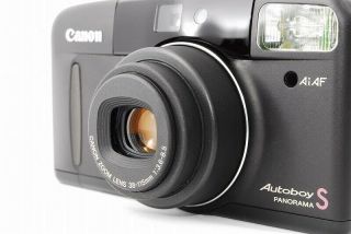 Rare Black 【MINT in CASE】Canon Autoboy S Panorama 35mm AF Zoom Film Camera Japan 3