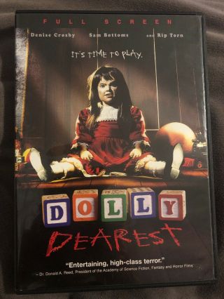 Dolly Dearest (dvd,  2005) Denise Crosby Rip Torn 90 