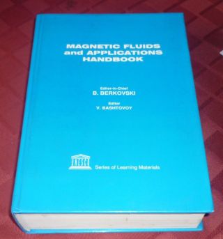 Magnetic Fluids & Applications Handbook 1996 - Hb - Rare