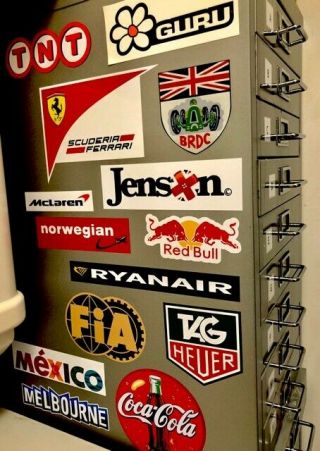 STUNNING Belgium Grand Prix Souvenir Sticker.  VERY RARE F1 Formula One Spa 5