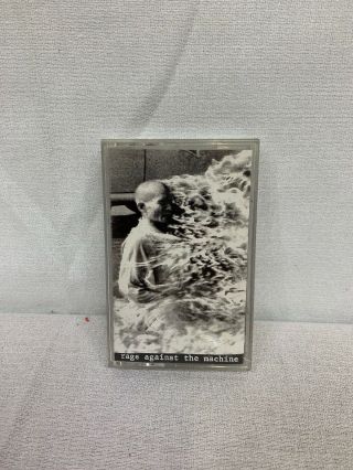 Rage Against The Machine S/t 1992 Cassette Tape Rare Htf 90s Rock/funk Metal