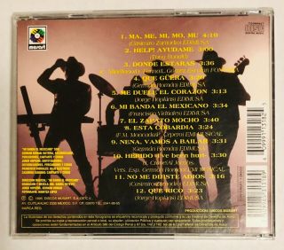 Mi Banda El Mexicano Fuera De Serie CD 1995 Musart Latin Spanish Rare 3